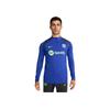 Dri-Fit FW24 Strike Third FC Barcelona Series Outdoor Casual Sports Pullover Long Sleeve Football Shirt Men tops Blue FQ2620-418
