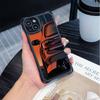 Ae78 Fashion Car Pattern Design Art Soft Phone Cases for iPhone 16 15 14 13 12 11 Pro Max 7 8 XR with Wrist Strap Lanyard Corner Protection Back Cover
