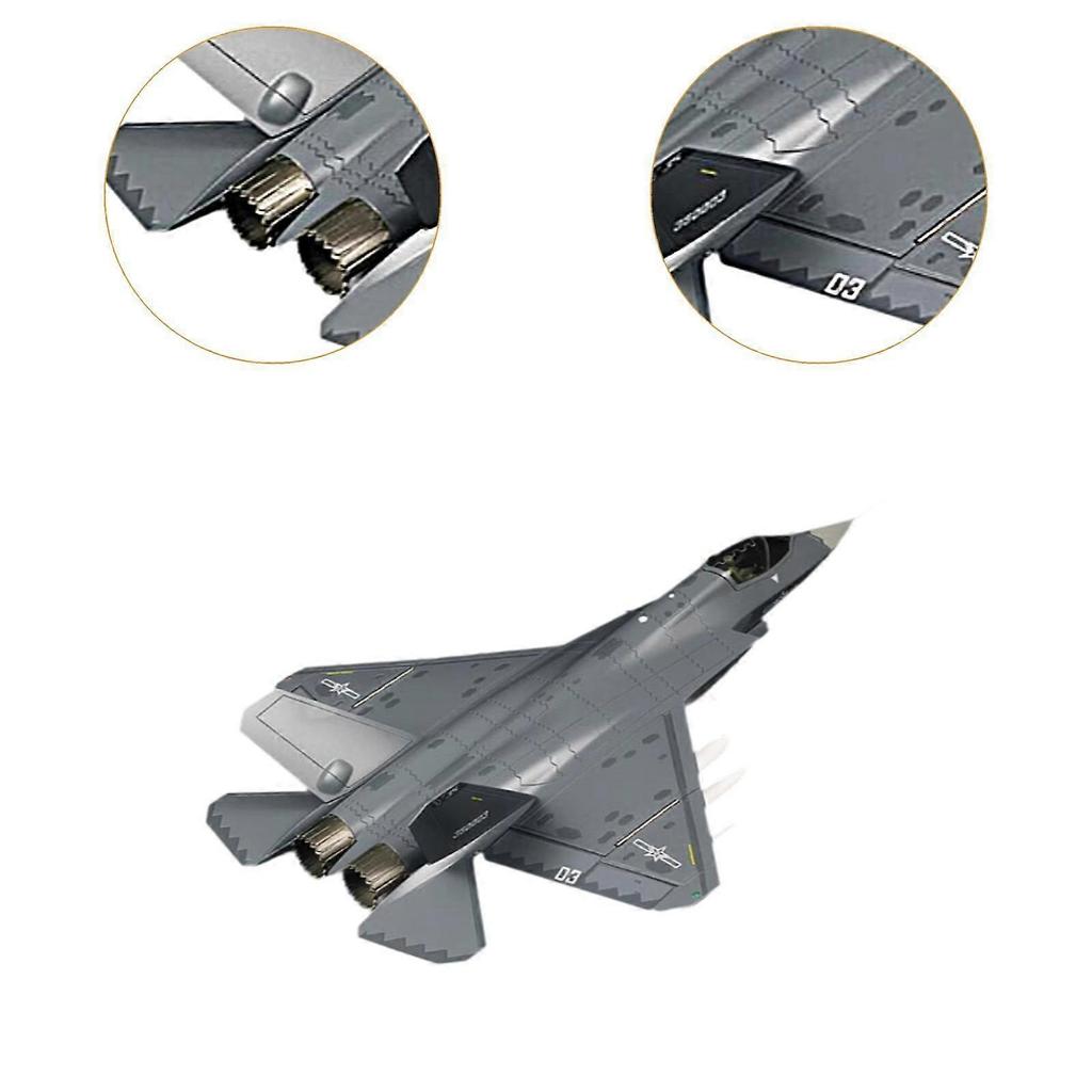 1:72 J35 Aircraft Model Kids Adults Toy Gift Ornament for Bedroom Shelf Home