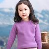 Kids Sweater 100% Merino Wool Turtleneck Children Winter Thick Wool Pullover Soft Warm Autumn Jumper Knit Top Long Sleeve