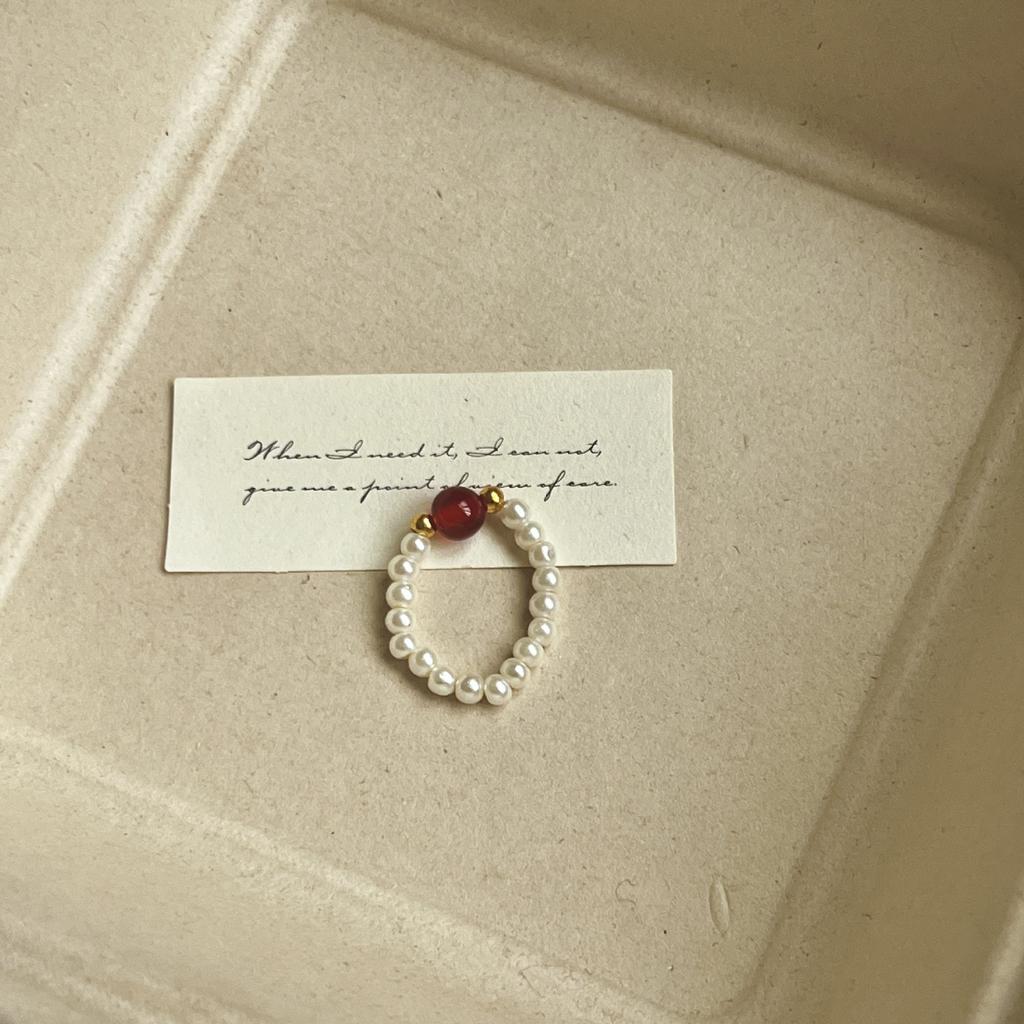 Цветное хрустальное кольцо с бисером, нишевый дизайн, чувство высокого класса, кольцо на палец, темперамент легкой роскоши, универсальные кольца-аксессуары