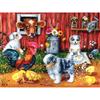 5D Dog Diamond Painting Full Round Puppy Farmyard Diamond Embroidery Scenery Cross Stitch Rhinestone
