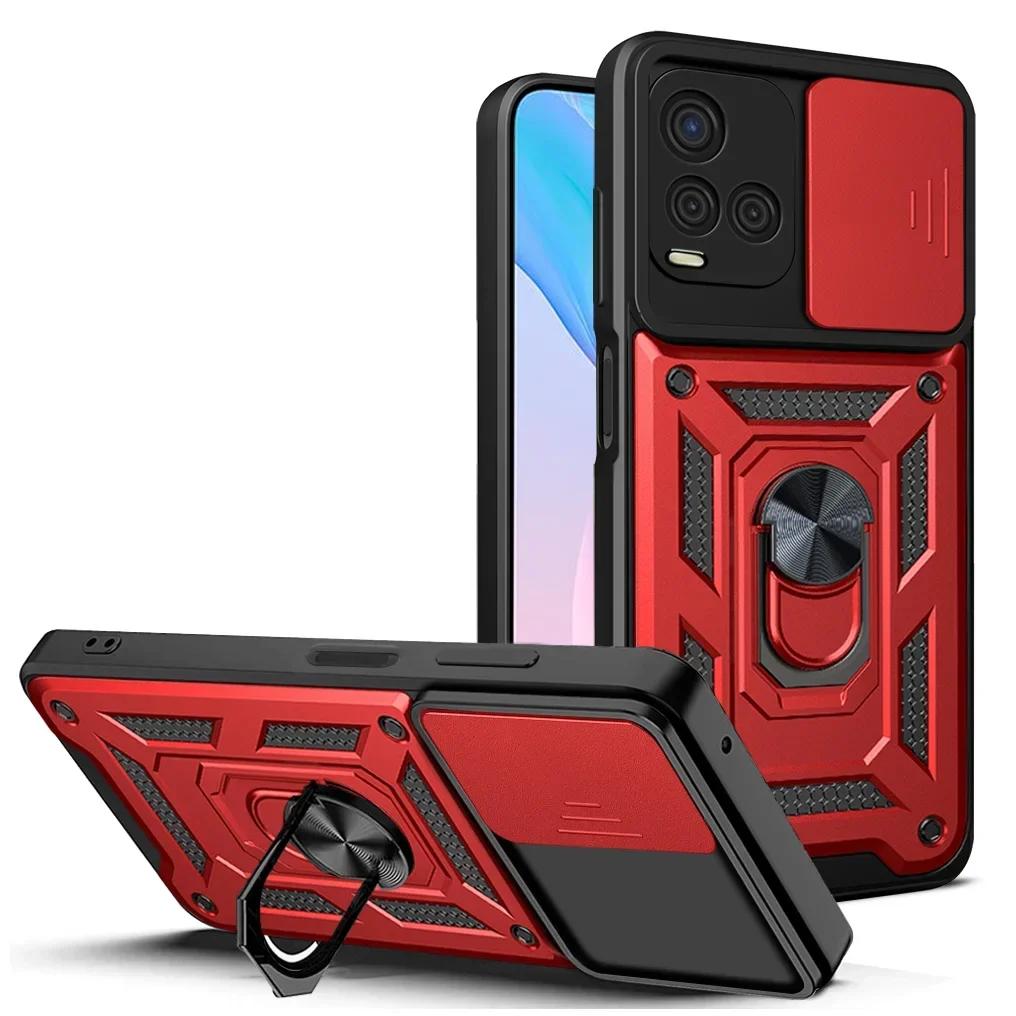 Противоударные бронированные чехлы для телефона VIVO Y28 V30E 5G V30 Pro V30 Lite X100 Pro Y200 iQOOZ7 Y100 V29 V29E Y36 5G Чехол с кольцом-держателем