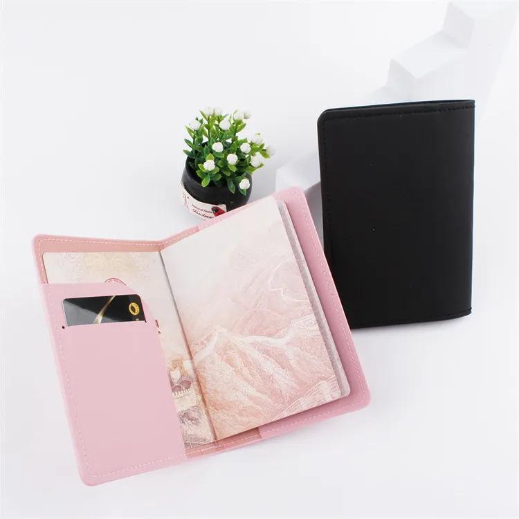 Case Passport Cover Documents Eco-Leather Case Pink