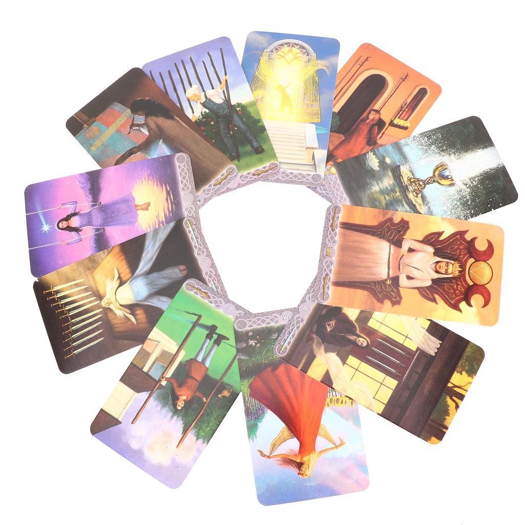 Tarot Divination Cards Family Interactive Board Game Copper Printing Paper Playing CardsTarot Card