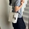 Retro Handbag Small Bag Women's Bag 2025 New Woven Bucket Bag Simple Shoulder Crossbody