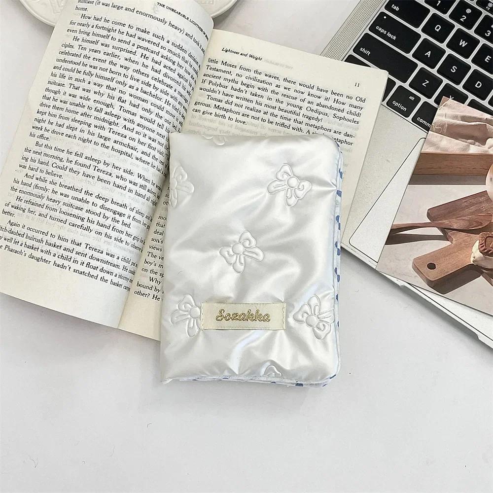 Korean Heart Bow Passport Holder Women Cute Travel Ticket Document Id Card Holder Passport Cover Case Travel Accessories