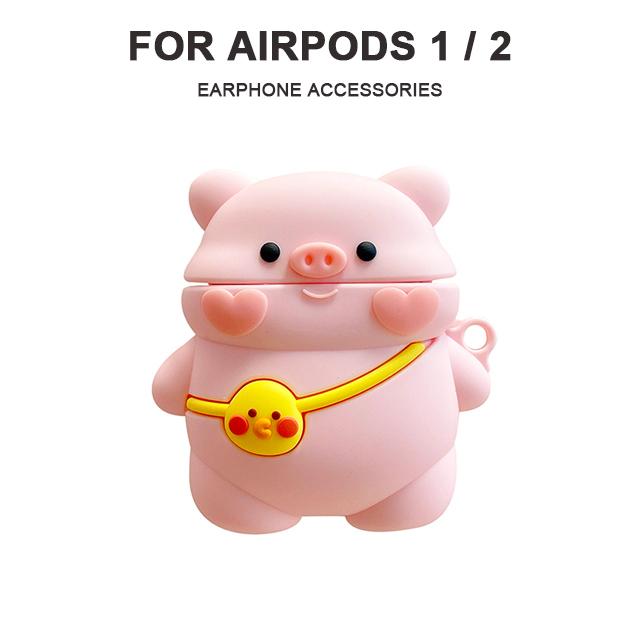 Милый 3D силиконовый чехол для наушников Airpods 1 2 3, милые коробки для хранения Airpods Pro, мягкий защитный чехол для Airpods Pro