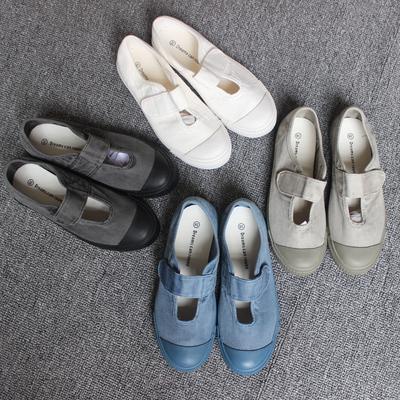 Модные женские парусиновые туфли, повседневная клейкая лента, педаль для одной ноги, ленивые туфли, женская обувь, парусиновые туфли, модный тренд