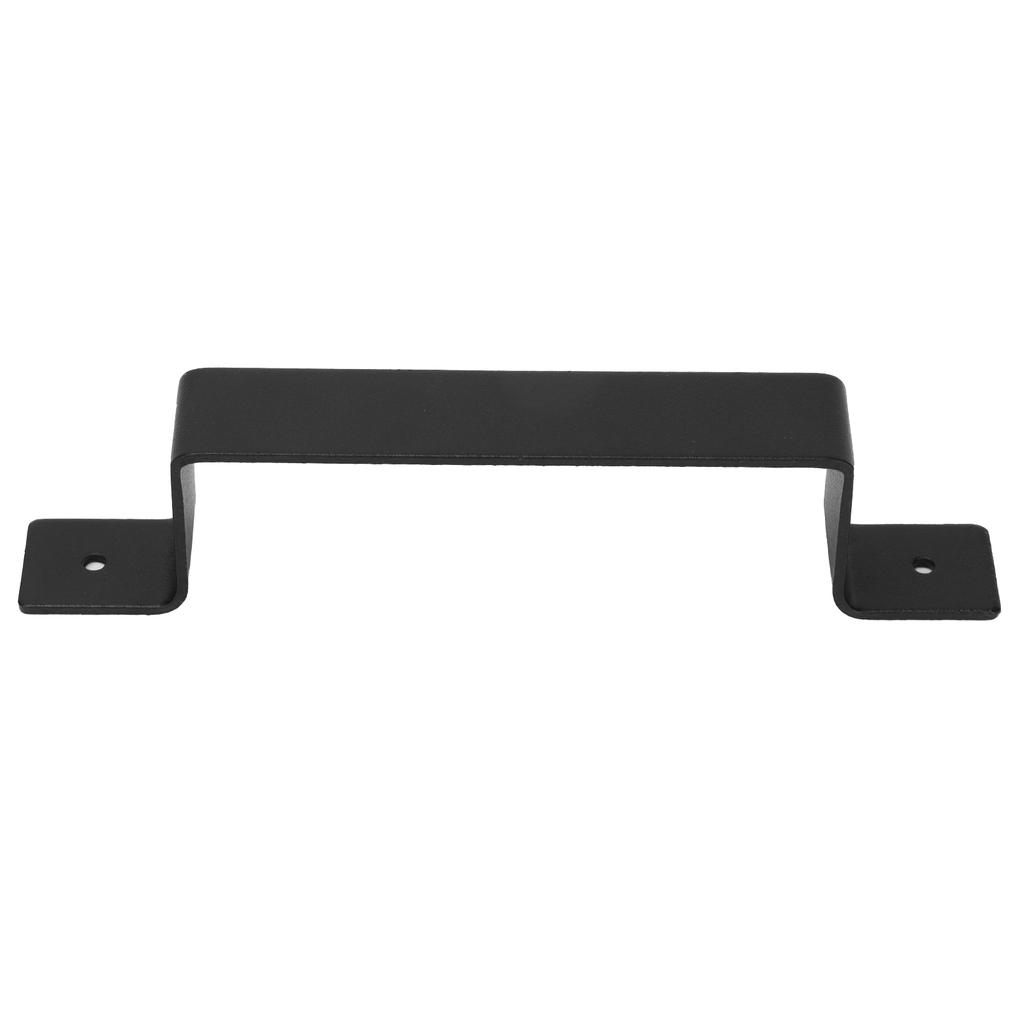 Black Door Handle Carbon Steel Barn Right Angle Handle Pull for Barn Home Cabinet Shed