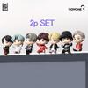 2p Set) Tinytan X Royche Monitor Figure Official BTS Goods from Bighit / Plastic Doll