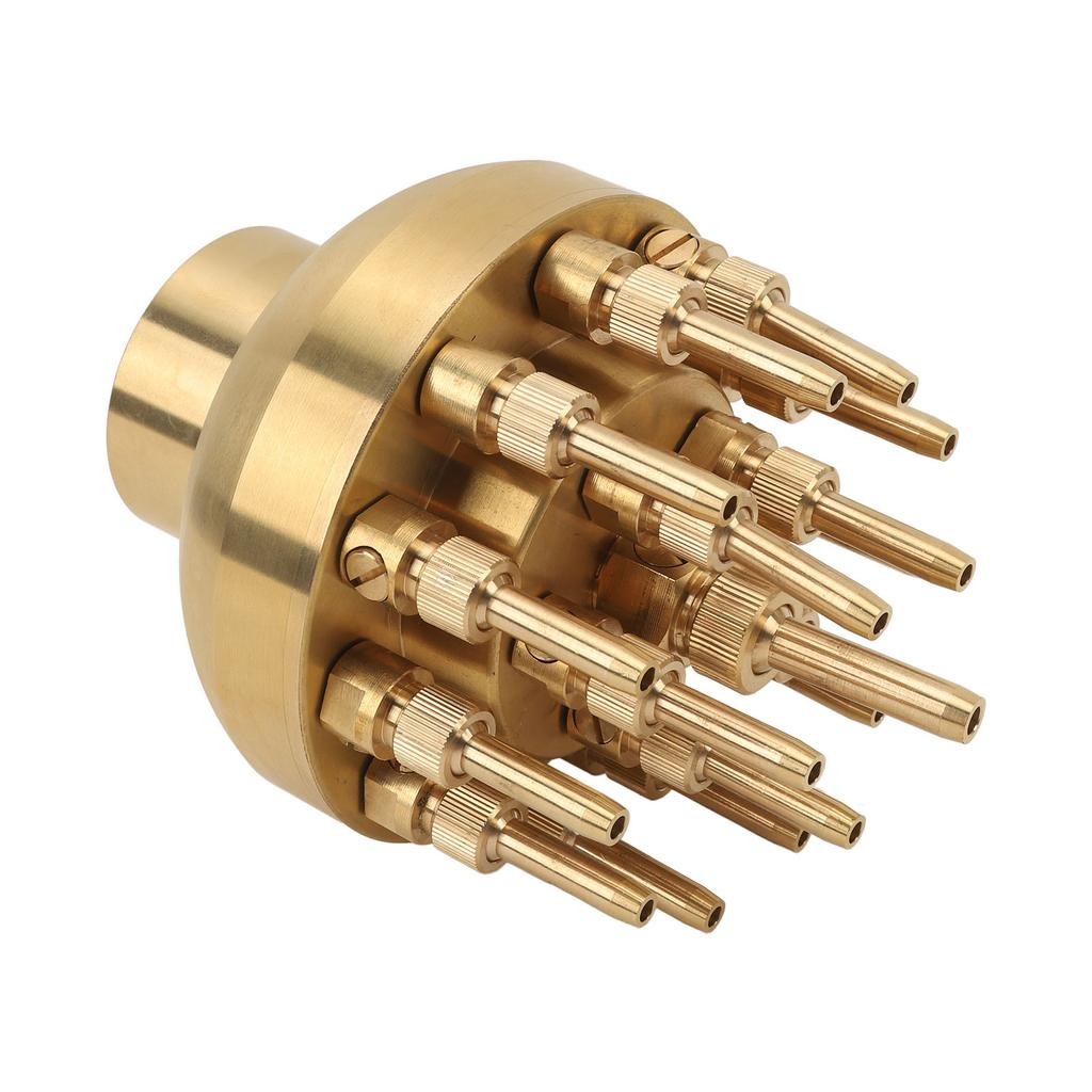 Fountain Nozzle Brass G2 Inch DN50 3 Tier Adjustable Column Water Fountain Nozzle Sprinkler Spray