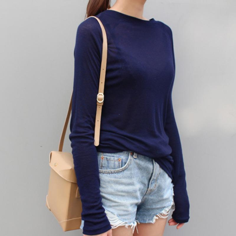 Casual and Comfortable Long Sleeved T-shirt Top for Women