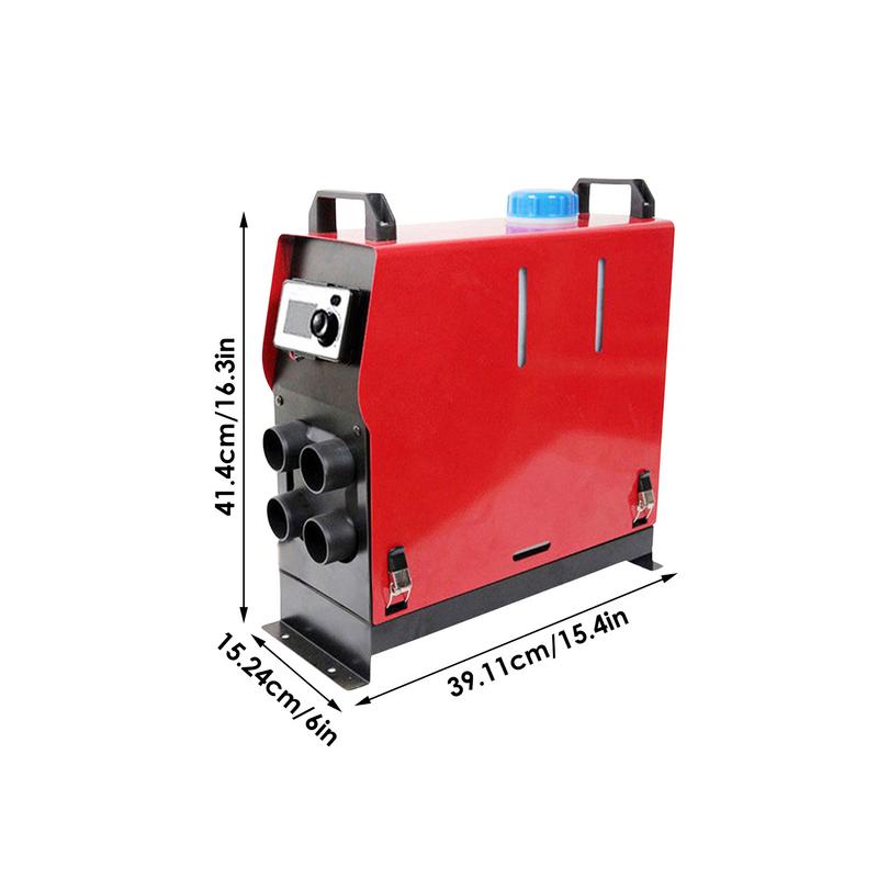 Дизельный воздушный парковочный автомобильный обогреватель 12 В 5 кВт Отопление Автономные обогреватели для кемперов и фургонов с ЖК-дисплеем Беспроводной пульт дистанционного управления