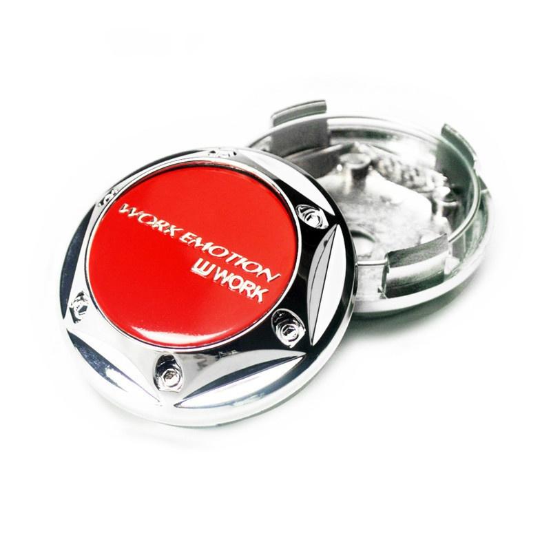 4pcs 68mm Work Emotion Emblem Car Wheel Hub Center Hub Caps For Cap for Rims Cover Auto Hubcaps