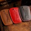 Suitable For Bmw Key Cover 3 Series 5 Series X3 First Layer Cowhide Purely Handmade Leather Car Key Cover