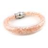 [M4163] - Peach 'Jewels' Designer Bracelet (5.5 Cm - 1 Cm)