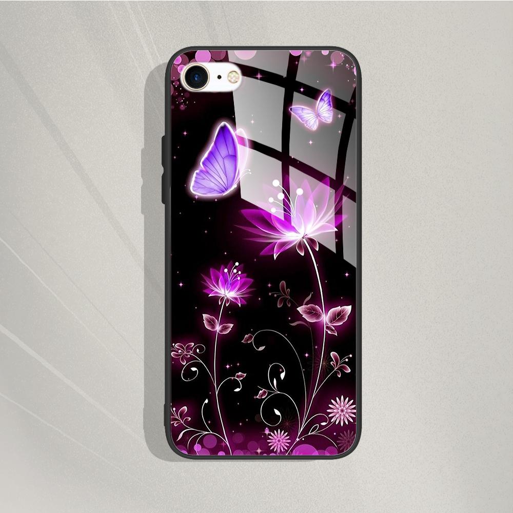 Phone Case For iPhone 7 8 SE 2020 Tempered Glass Case For iPhone7 8 SE2020 se 2020 se2020 A1778 A1660 A1779 Protective Cover Bag
