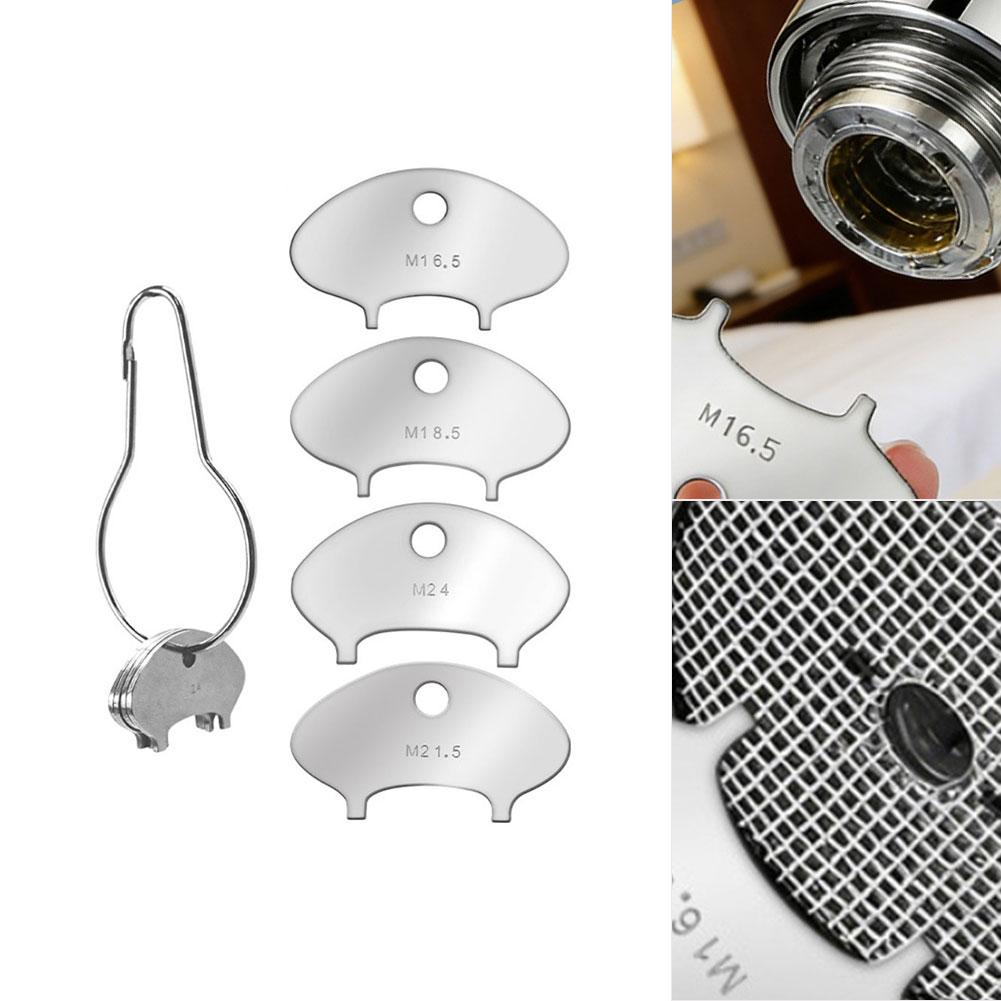 Stainless Steel Faucet Aerator Key, Household Faucet Plug-in Aerator Easy Aerator Removal Tool For Kitchen And Bathroom