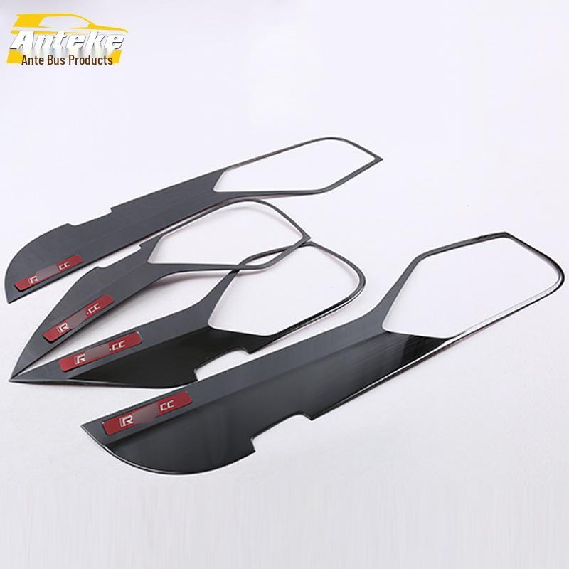 18 CC Накладка на порог автомобиля, подлокотник с пайетками и декоративная панель