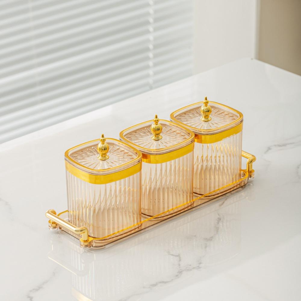 Изысканная коробка для хранения, креативная банка для хранения, многоцелевой набор банок для приправ, домашний