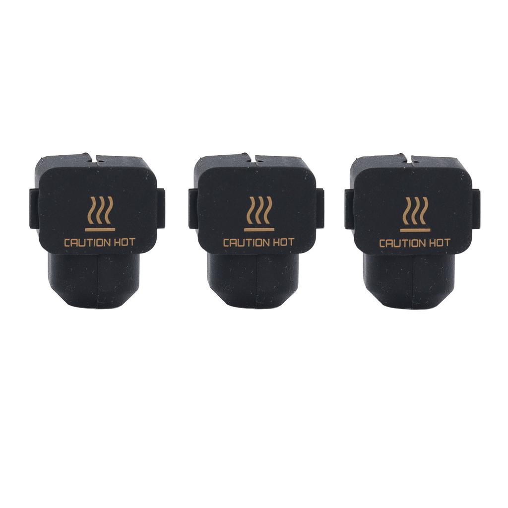 3 Pcs Silicone Socks for BambuLab   Heat Resistant 3D Printer Hot End Cover Nozzle Insulation 