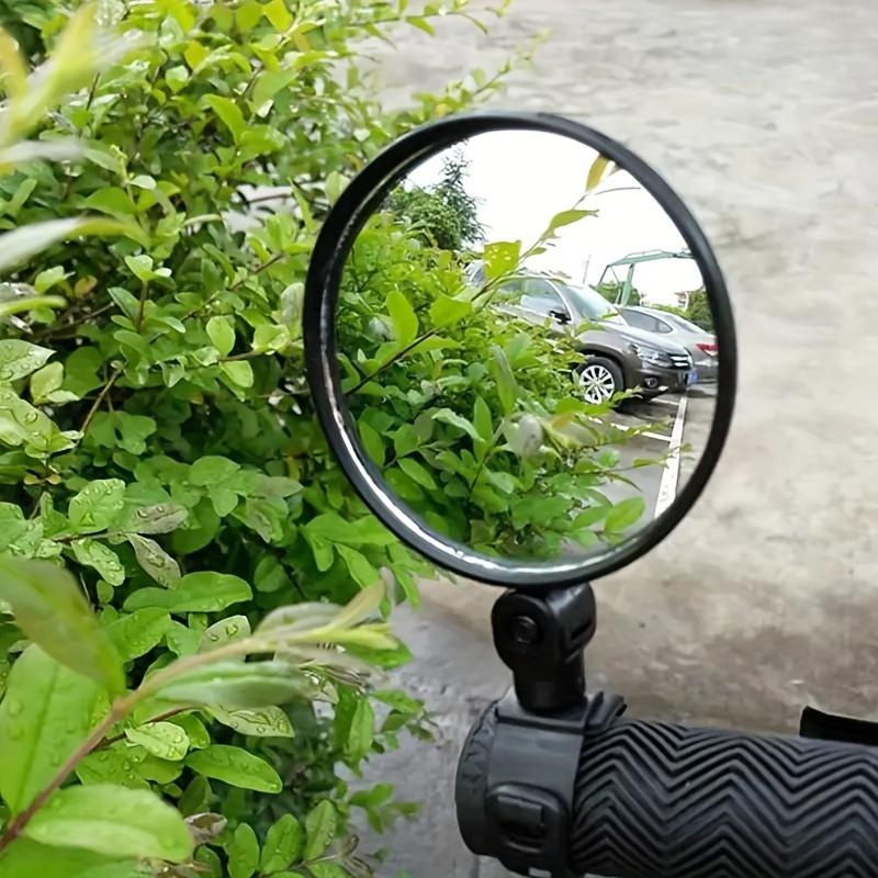 Выпуклые велосипедные зеркала заднего вида, прозрачные, светоотражающие, регулируемые, для горных и электрических велосипедов