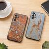 Ретро-индустриальный стиль, R-ржавый чехол для телефона для Samsung S25, S24, S21, S22, S23, S30, Ultra, S20, Plus, Fe, Lite, Note, 10, Черный чехол