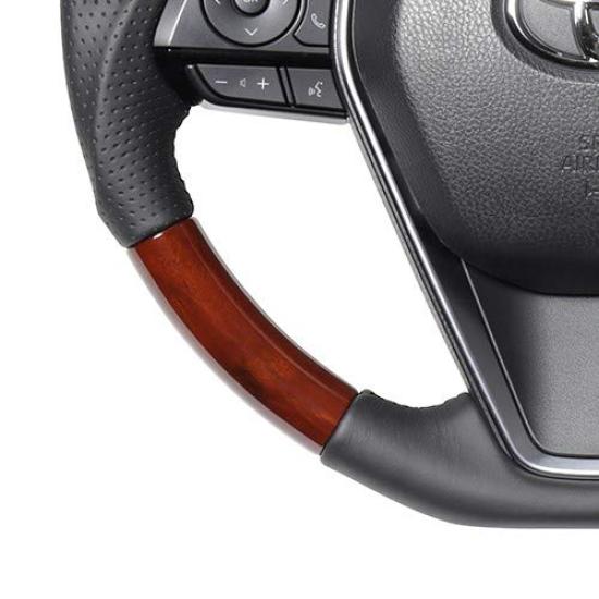 REAL steering wheel Brown Wood [Harrier (80 series)]
