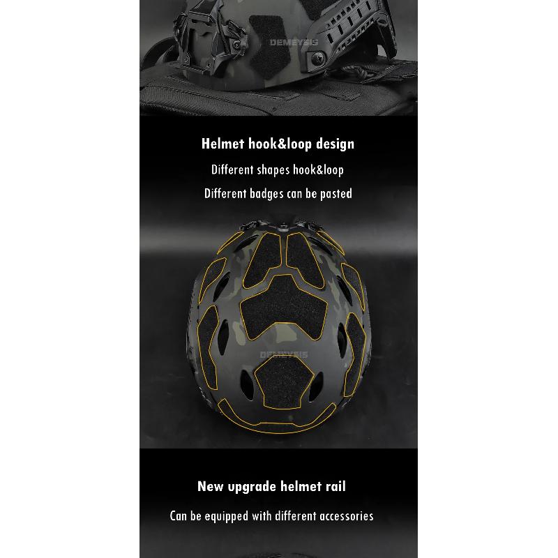 Tactical Fast Helmet Airsoft CS Game Helmets Outdoor Sports Hunting Shooting Paintball Head Protective Gear