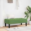 Ottoman Bench with Cushion Light Green 113 x 57 x 39 cm Velvet