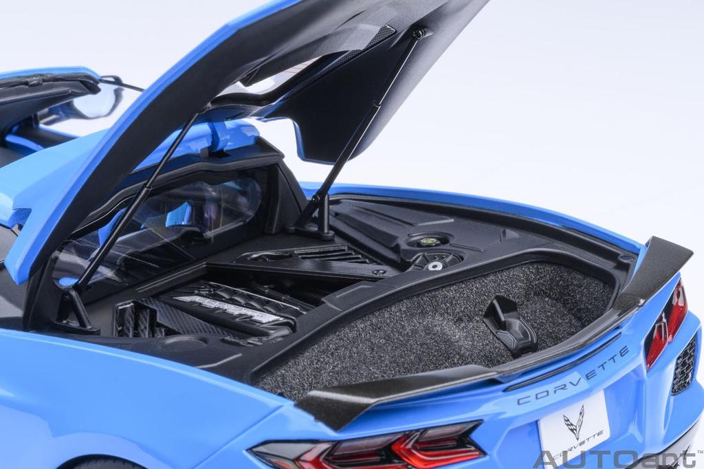 AUTOart Chevrolet Corvette C8 Stingray Z51 Blue Finished Product 1/18