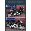 1/12 Мотоцикл Honda Golden Wing GL800 Круизный мотоцикл Сплав Литой под давлением Модель Мальчик Сплав Симуляция Коллекция Орнамент Игрушечная машина