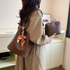 2024 осень новая ретро простая сумка-ведро модный нишевый дизайн модная простая сумка через плечо через плечо