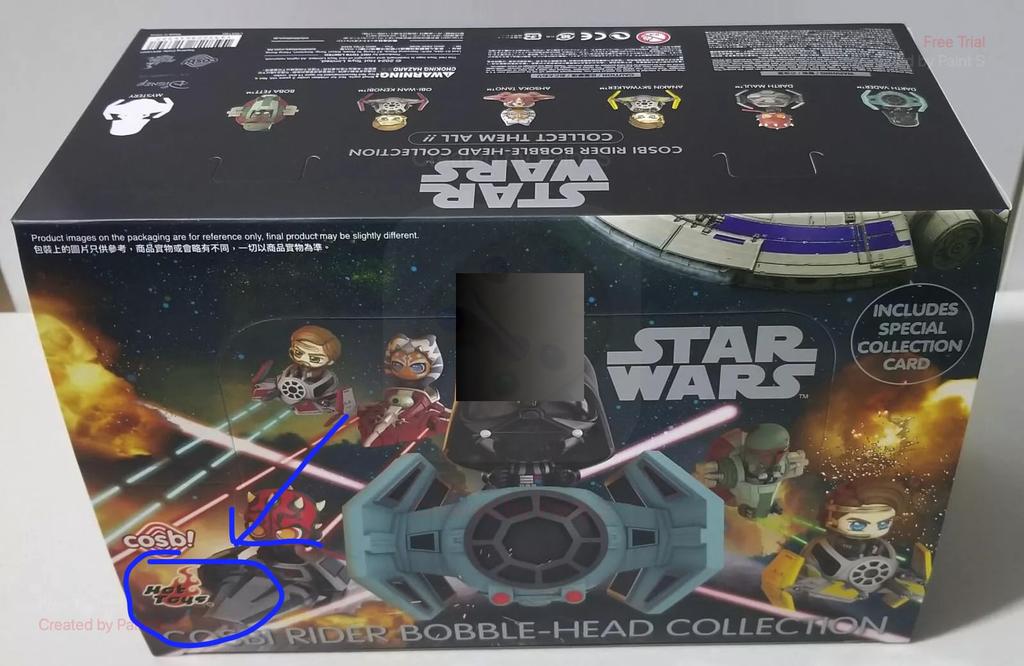 Hot Toys Cosbi CBX180 Star Wars Riders Set of 6 Box (Figure) //Blind [Used]