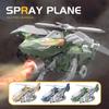 Электрический игрушечный истребитель-спрей, деформирующий спрей с легким самолетиком, игрушка-динозавр и истребитель два в одном, подходит для мальчиков и девочек