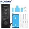 NOHON Battery For iPhone 8 7 6S 6 Plus X SE 5S 5C 5 4S High Capacity Lithium Polymer Replacement Battery with Free Tools