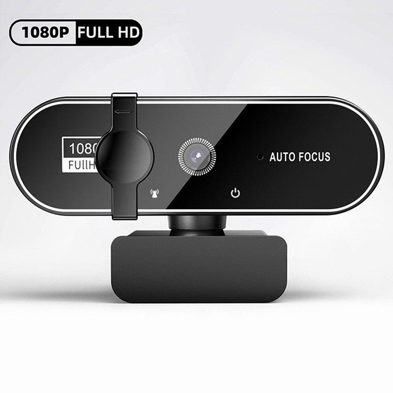 1080P Full Hd Webcam With Microphone, Usb Webcam For 4K Autofocus Pc Laptop Video Recording Camera