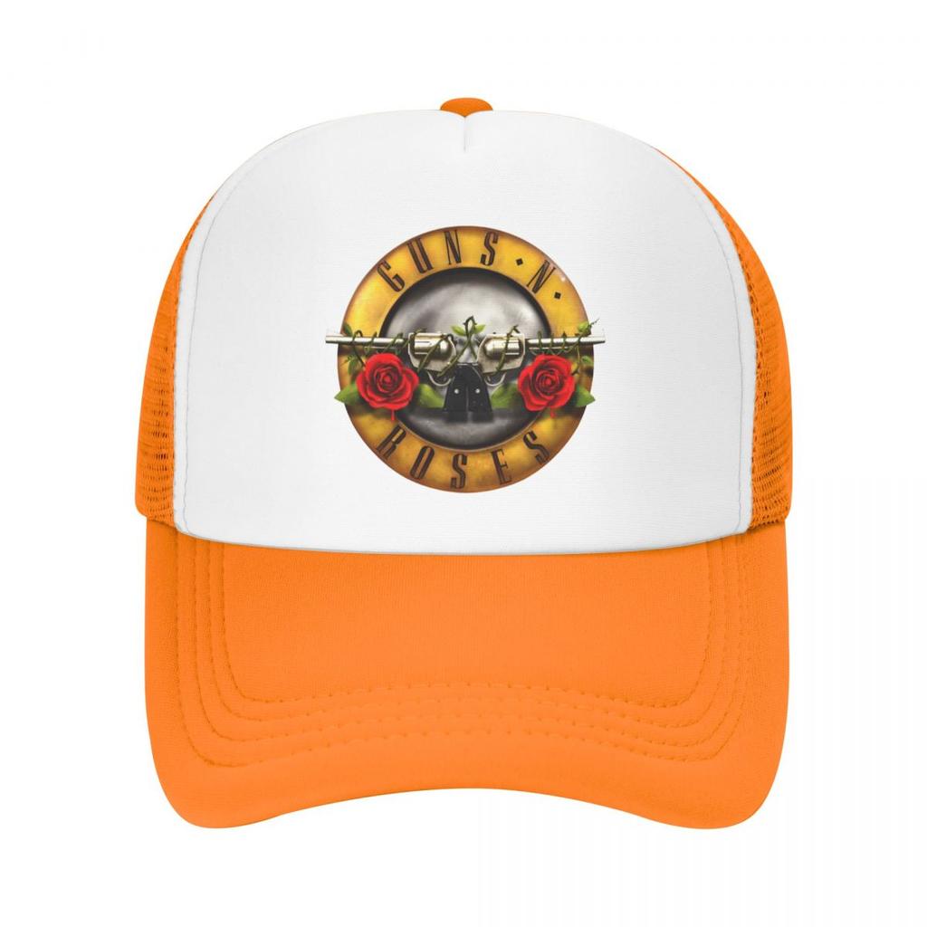 Guns N Roses, повседневная простая сетчатая бейсболка с металлической лентой, регулируемые шляпы Snapback для женщин, унисекс, шляпы для папы-дальнобойщика