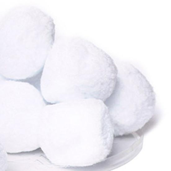 40Pcs Christmas Snowball Fake for Artificial Cotton White Christmas Snowball Indoor Outdoor Winter Decor