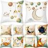 Ramadhan Decoration Eid Decorative Pillowcases Sofa Cushion Covers Bed Pillowcases Polyester Pillowcases Muslim Home Decor