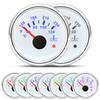 40-120℃,100-250℉ 52MM Water Temperature Gauge With Flashing Alarm Temp Sensor 10.2MM for Auto Car Boat Yacht 7 Color Light