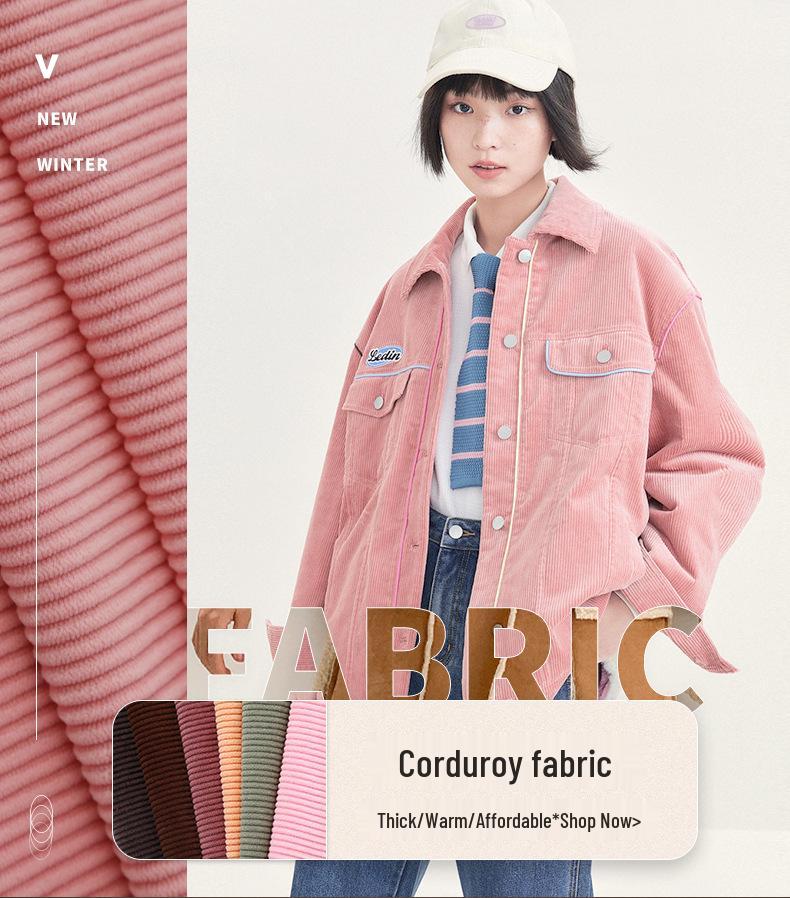 Европейский Хлопковый Вельвет и Стрейч Трикотажный Вельвет: 8-рубчиковая микрофибровая полосатая ткань