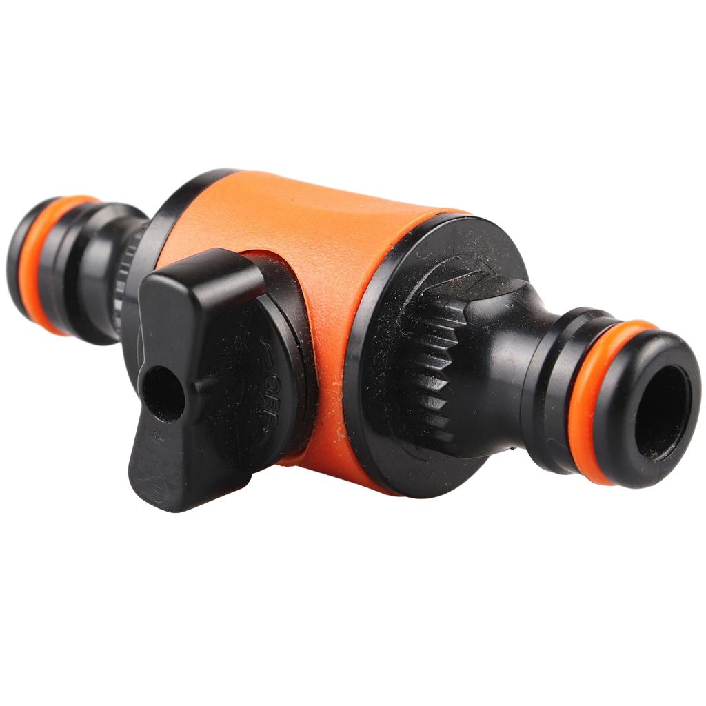 Сельское хозяйство Садовый шланг Полив Ирригация Фитинг Труба Трубка Быстроразъемный адаптер с переключателем запорных клапанов 2 шт.