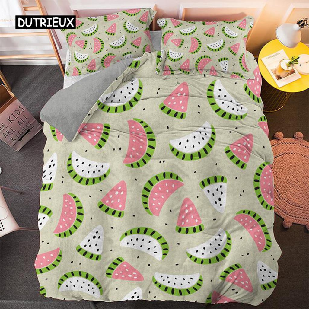 Мультяшный пододеяльник, комплект постельного белья из микрофибры размера «king-size», милый цветной аватар, комплект постельного белья для детей и подростков, мягкий пододеяльник в стиле «кавайи»