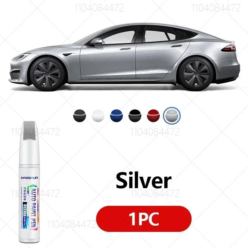 Для Tesla Model 3 YXS Car Paint Scratch Repair Pen Touch Up Paint Accessories Black Pearl White Silver Deep Sea Blue Red