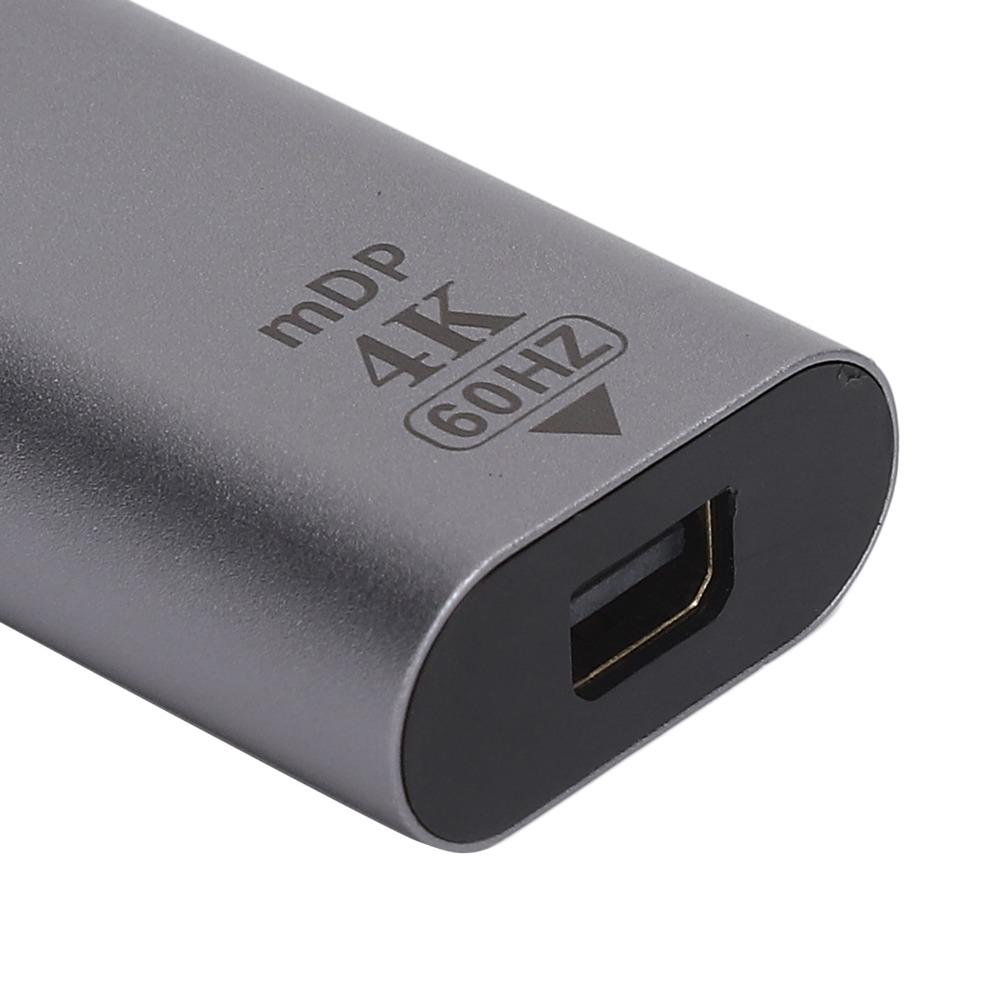 Plug and Play USB-C to Displayport Adapter 4K 60Hz USBC to Mini DP Adapter  Computers