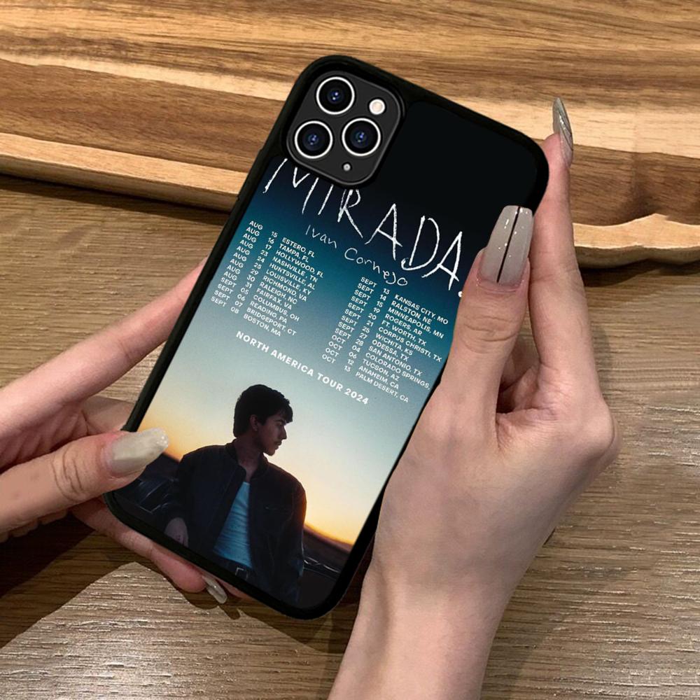 Чехол для телефона I-Ivan C-Cornejo Singer Силиконовый PC+TPU Для Для IPhone 11 12 13 14 15 16 Plus Pro Max Чехол
