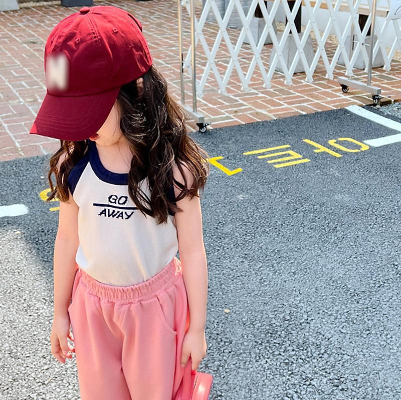 Детский вязаный топ без рукавов