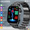 SACOSDING ECG + PPG + HRV Здоровье Смарт-часы 2.04-дюймовый полный сенсорный экран 380 мАч артериальное давление кислород в крови Bluetooth Звонок Смарт-часы для женщин и мужчин